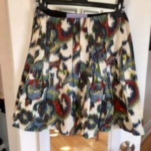 Vera Wang Printed Skirt